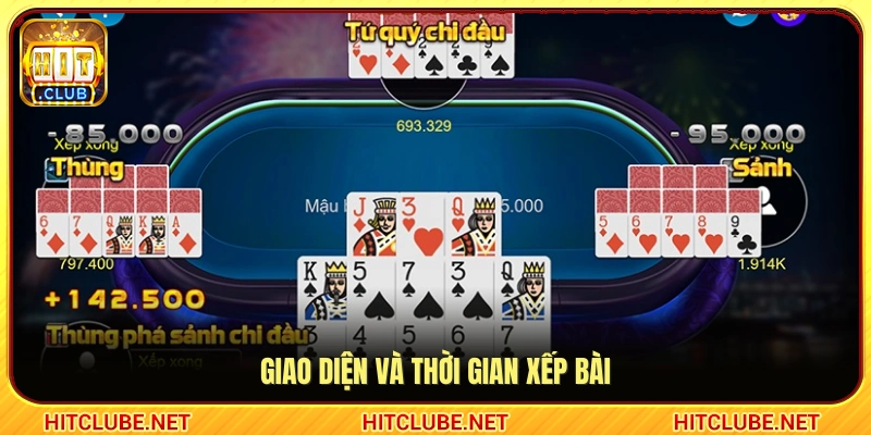 Thiết kế bàn chơi cùng giới hạn thời gian sắp xếp