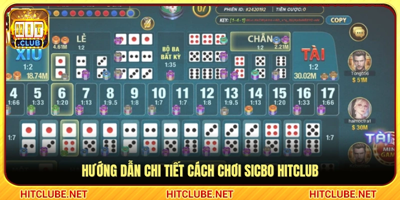 Cách chơi Sicbo Hitclub từ A đến Z
